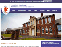 Tablet Screenshot of porthcawlschool.co.uk